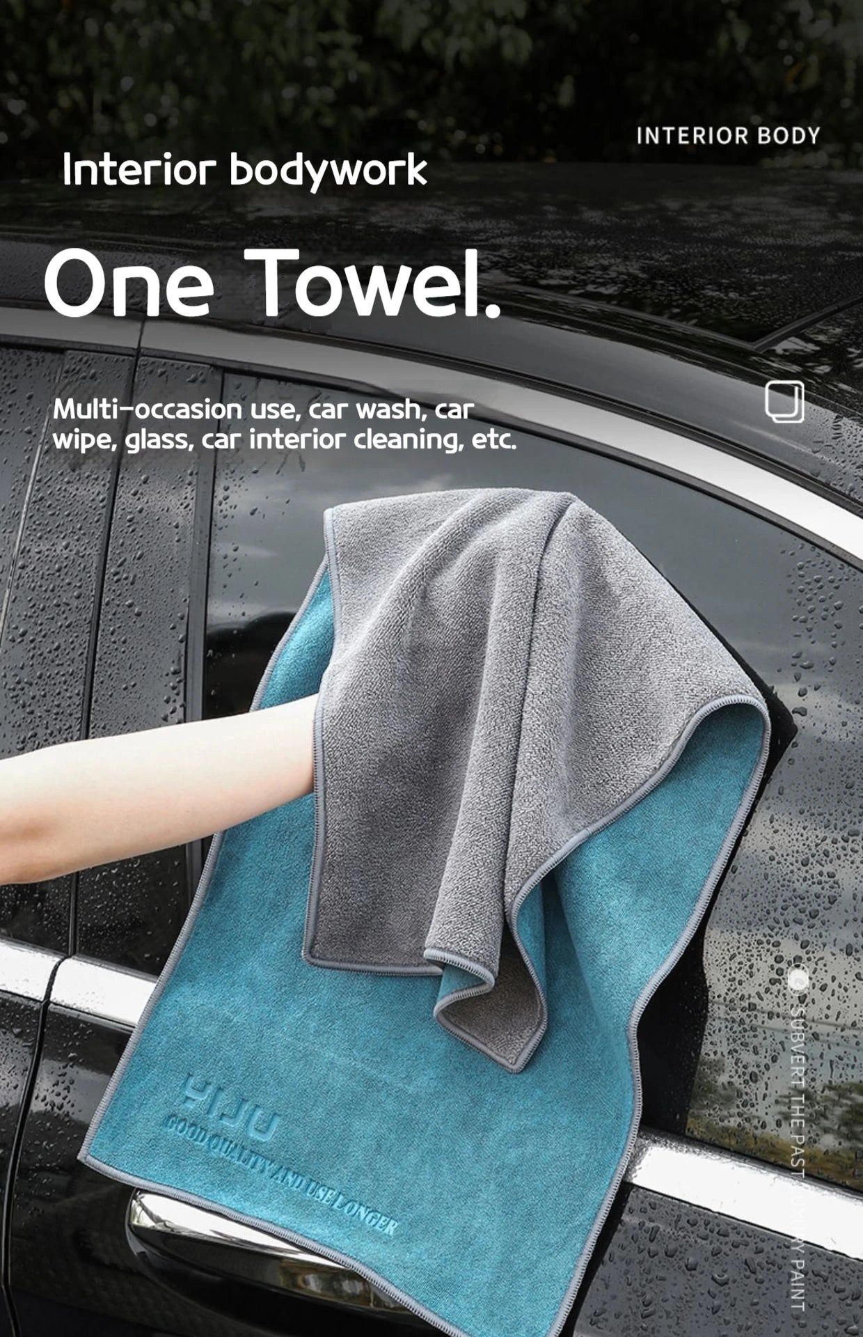 75X35cm Microfiber Car WashIing Towel Lint-Free Car Cleaning Towels Tools Ultra-Soft Drying Cloth Car Detailing Washing Supplies