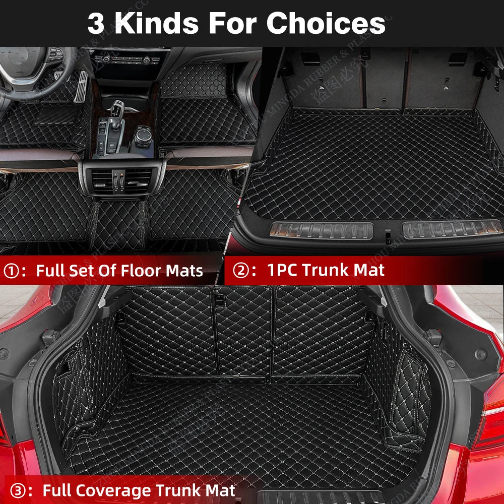 Car Floor Mats For BYD ATTO 3 2022 2023 2024 Car Trunk Mat Custom Auto Foot Pads Carpet Cover Interior Accessories