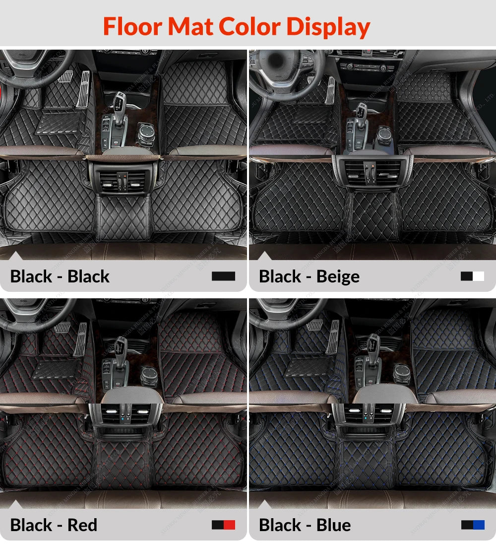 Car Floor Mats For BYD ATTO 3 2022 2023 2024 Car Trunk Mat Custom Auto Foot Pads Carpet Cover Interior Accessories