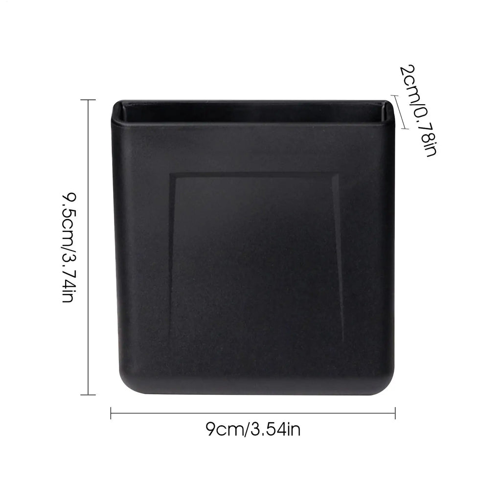 black Organizer For Car Versatile Storage Pocket Car Seat Storage Box Compact Small Car Organizer Car Console Organizers