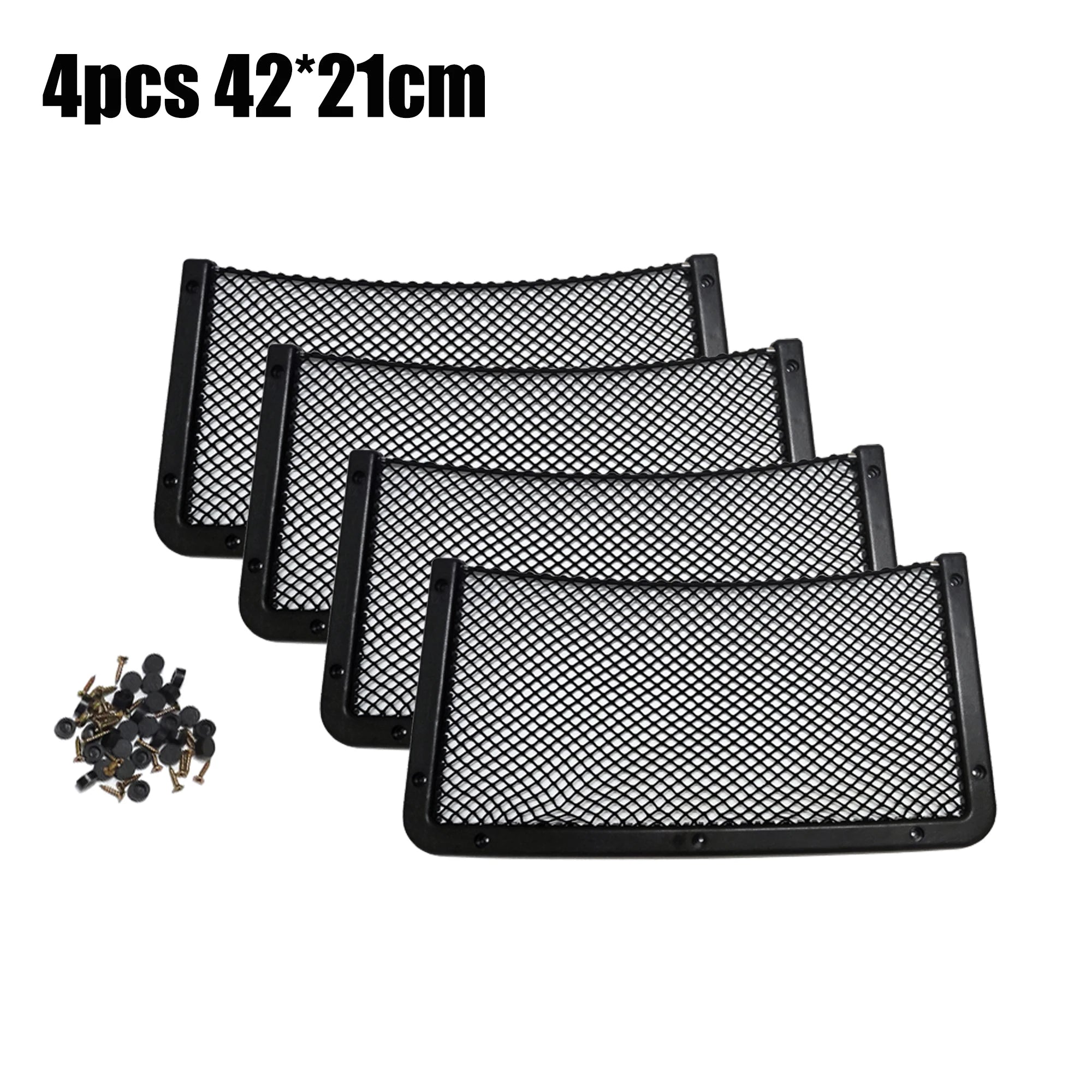 42x21cm/36x18cm/32x21cm/32x17cm Car Organizer Net Pocket Car Net Bag Phone Holder Rack Storage Mesh For Car Caravan Motorhome