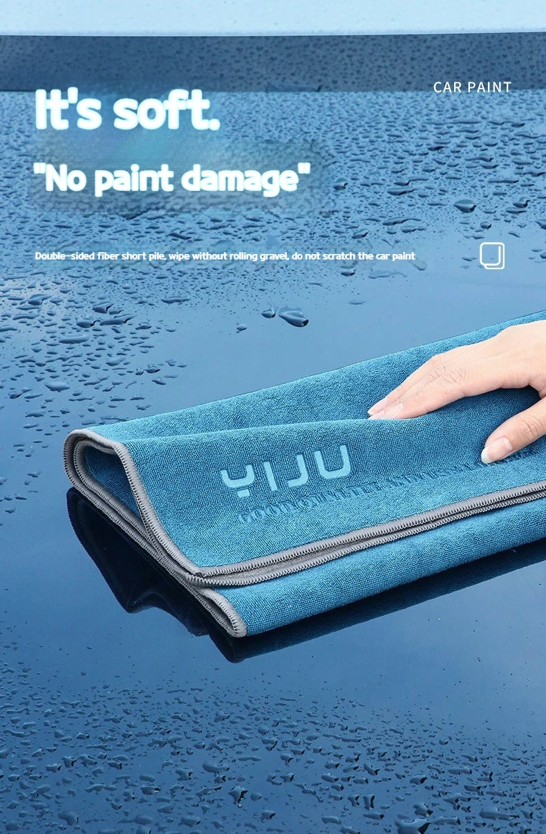 75X35cm Microfiber Car WashIing Towel Lint-Free Car Cleaning Towels Tools Ultra-Soft Drying Cloth Car Detailing Washing Supplies