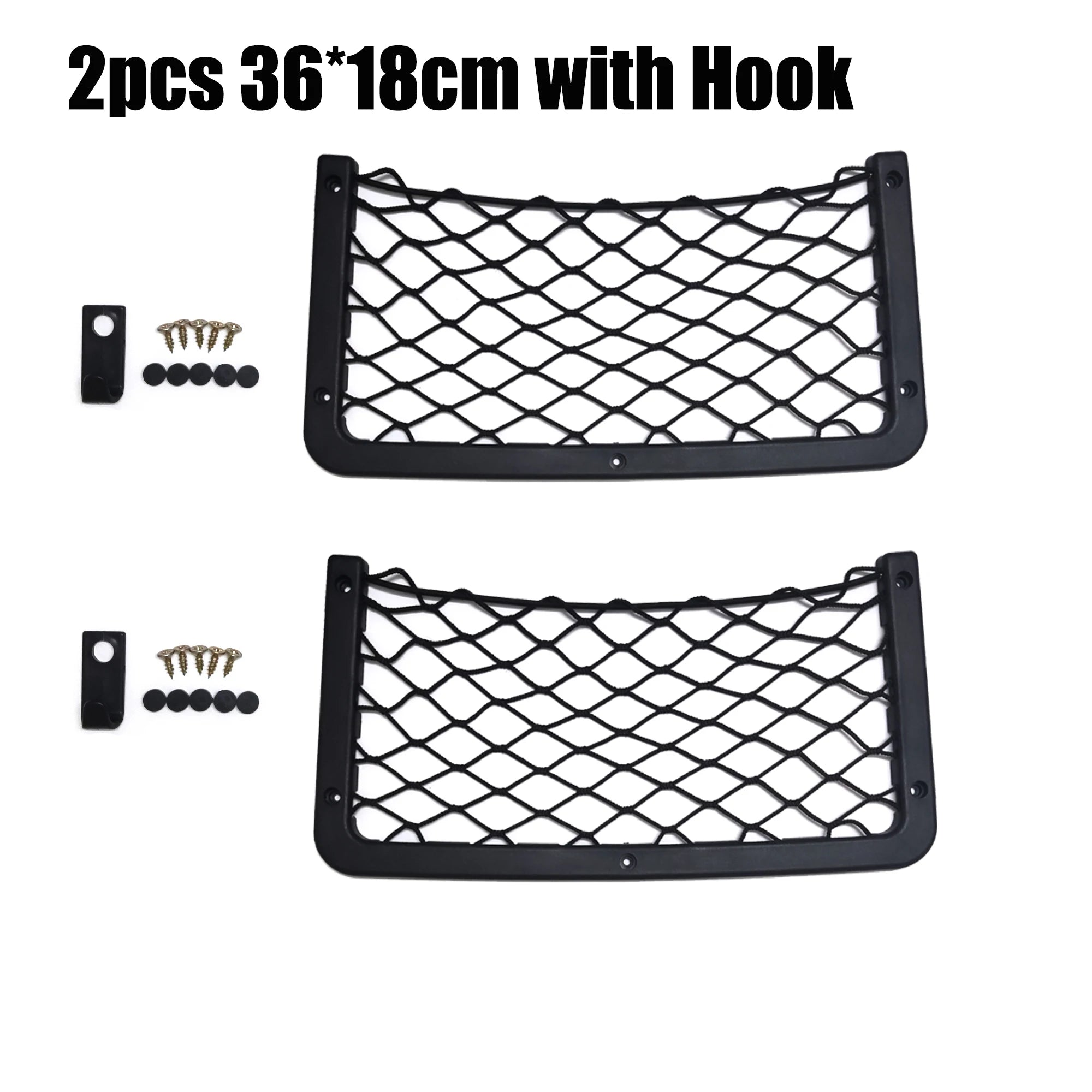 42x21cm/36x18cm/32x21cm/32x17cm Car Organizer Net Pocket Car Net Bag Phone Holder Rack Storage Mesh For Car Caravan Motorhome