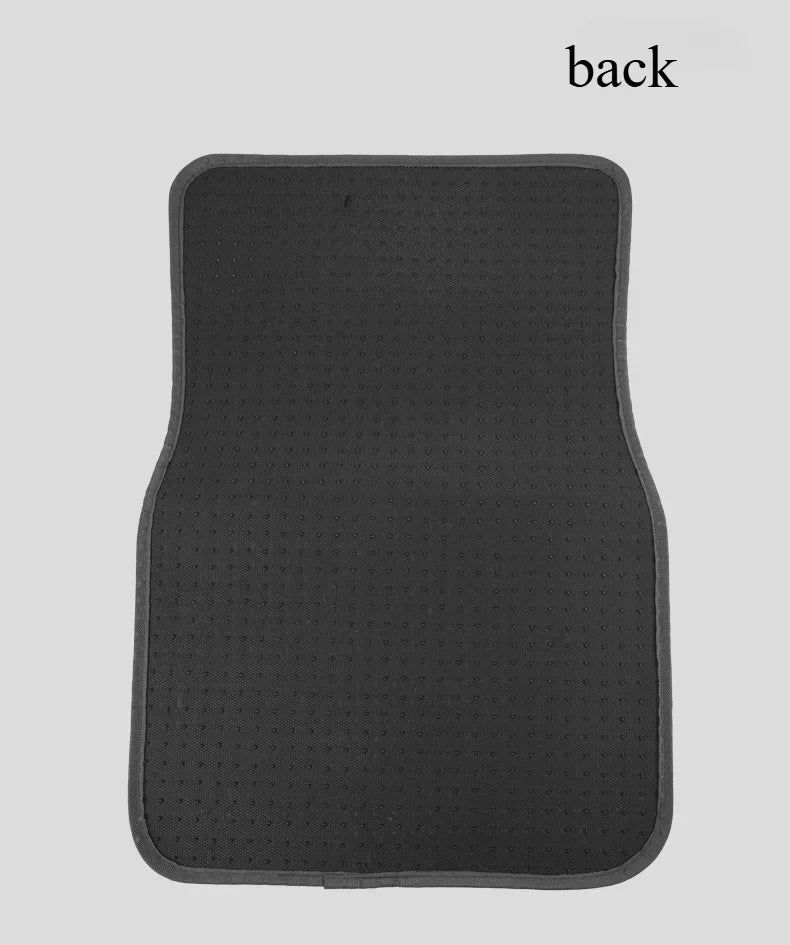 4 Pcs Set Of Universal Car Floor Mats Complete Set Of Non-Slip And Waterproof Suitable SUVs Sedans Trucks Vans Other Vehicles