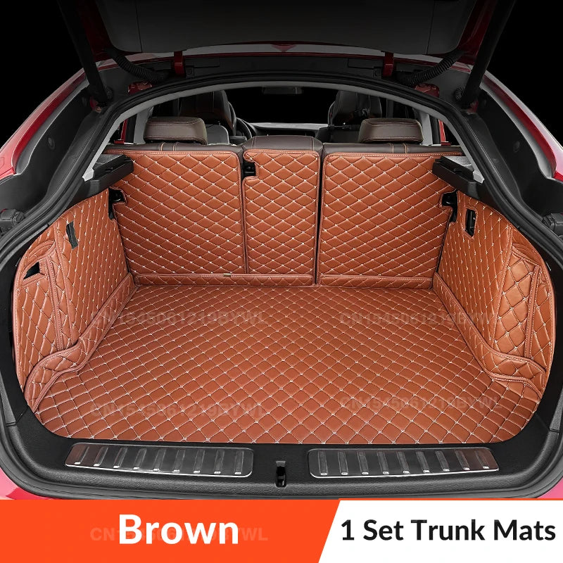 Car Floor Mats For BYD ATTO 3 2022 2023 2024 Car Trunk Mat Custom Auto Foot Pads Carpet Cover Interior Accessories