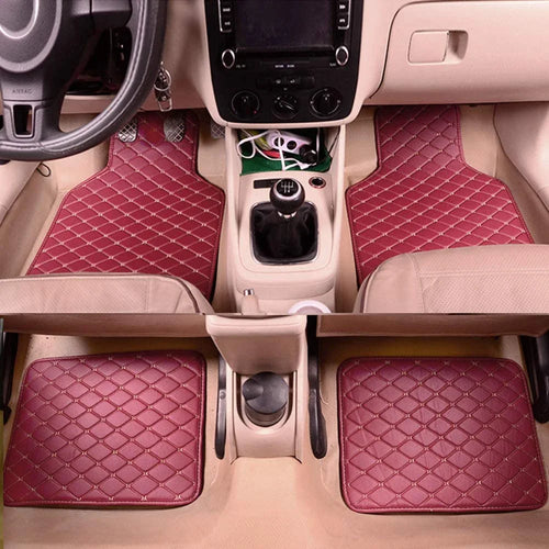 4Pcs Universal Car Floor Mats Carpet Mat Waterproof Anti-dirty Floor Mats for  GREAT WALL M1 M2 M4 Hover H3 X200 Hover H6