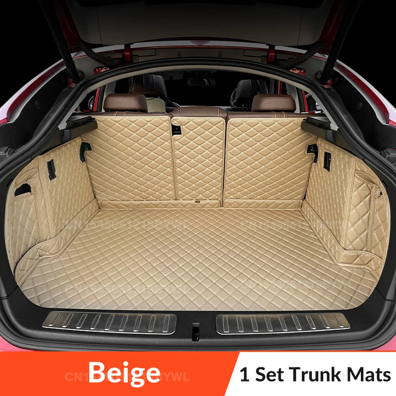 Car Floor Mats For BYD ATTO 3 2022 2023 2024 Car Trunk Mat Custom Auto Foot Pads Carpet Cover Interior Accessories