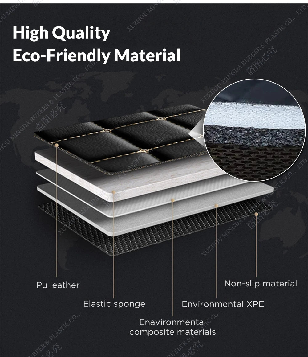 Car Floor Mats For BYD ATTO 3 2022 2023 2024 Car Trunk Mat Custom Auto Foot Pads Carpet Cover Interior Accessories