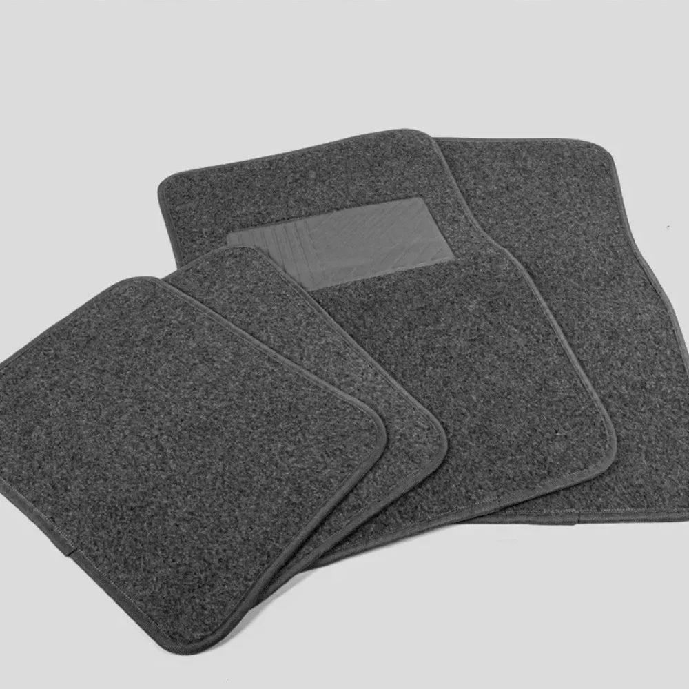 4 Pcs Set Of Universal Car Floor Mats Complete Set Of Non-Slip And Waterproof Suitable SUVs Sedans Trucks Vans Other Vehicles