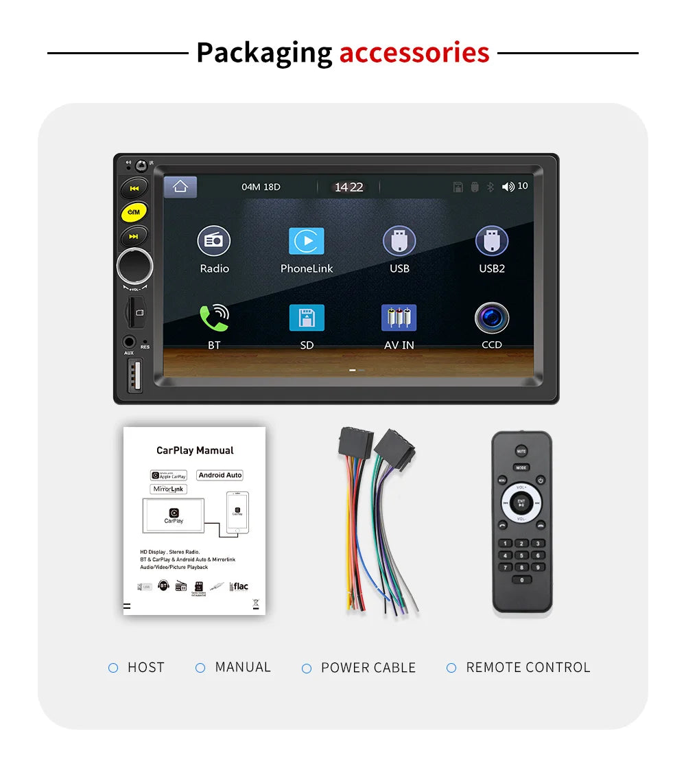 7/9/10 inch Universal Android 13 Car Radio 32G/64G Autoradio android 2 Din car radio GPS BT Central Multimedia Smart car systems