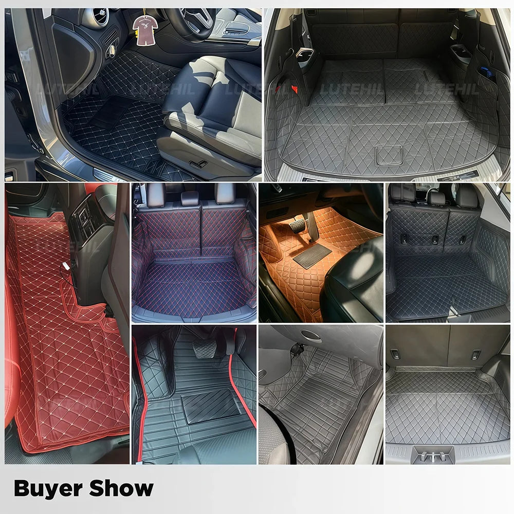 Car Floor Mats For BYD ATTO 3 2022 2023 2024 Car Trunk Mat Custom Auto Foot Pads Carpet Cover Interior Accessories