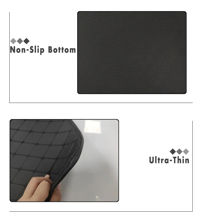 Universal Car Floor Mats Artifical Leather Fit 98% Auto Parts Models Interior Accessories Foot Pads Rugs Custom Cover Waterproof