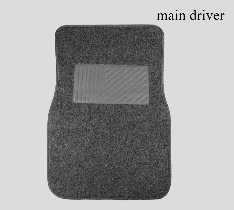 4 Pcs Set Of Universal Car Floor Mats Complete Set Of Non-Slip And Waterproof Suitable SUVs Sedans Trucks Vans Other Vehicles