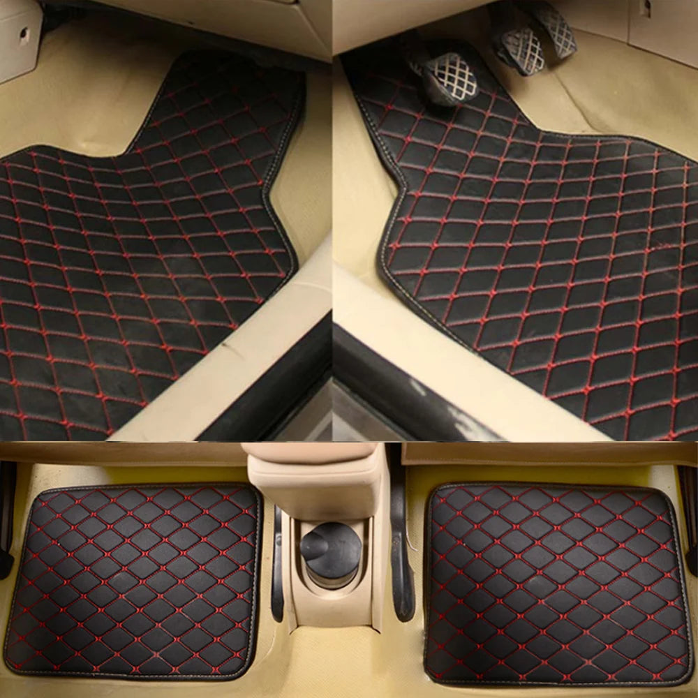4Pcs Universal Car Floor Mats Carpet Mat Waterproof Anti-dirty Floor Mats for  GREAT WALL M1 M2 M4 Hover H3 X200 Hover H6
