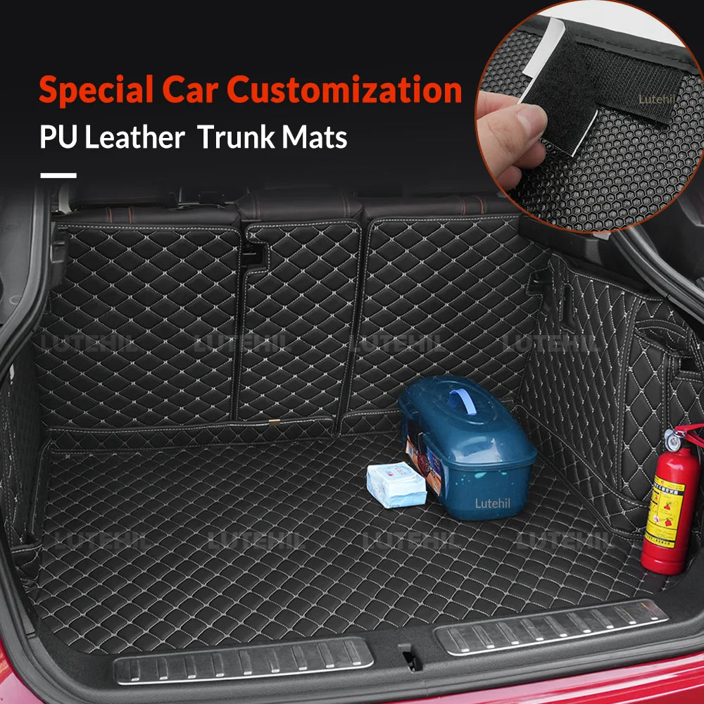 Car Floor Mats For BYD ATTO 3 2022 2023 2024 Car Trunk Mat Custom Auto Foot Pads Carpet Cover Interior Accessories