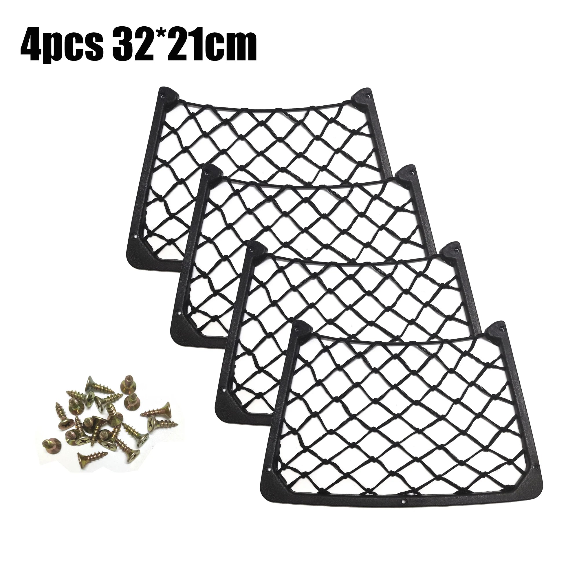 42x21cm/36x18cm/32x21cm/32x17cm Car Organizer Net Pocket Car Net Bag Phone Holder Rack Storage Mesh For Car Caravan Motorhome