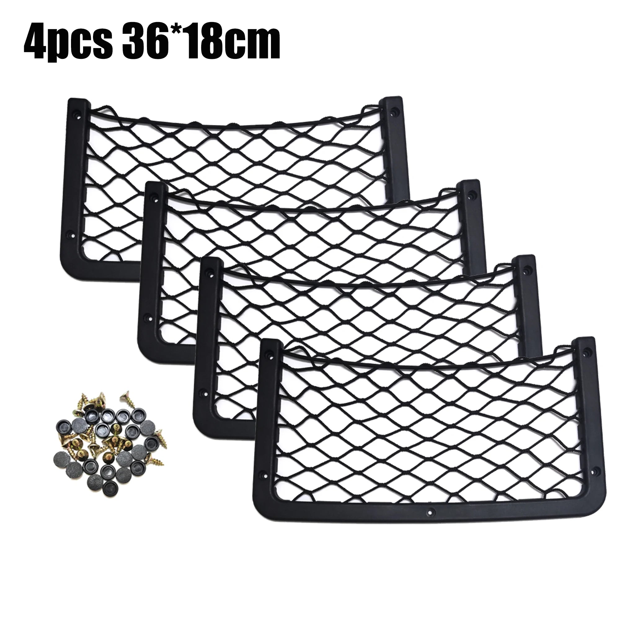42x21cm/36x18cm/32x21cm/32x17cm Car Organizer Net Pocket Car Net Bag Phone Holder Rack Storage Mesh For Car Caravan Motorhome