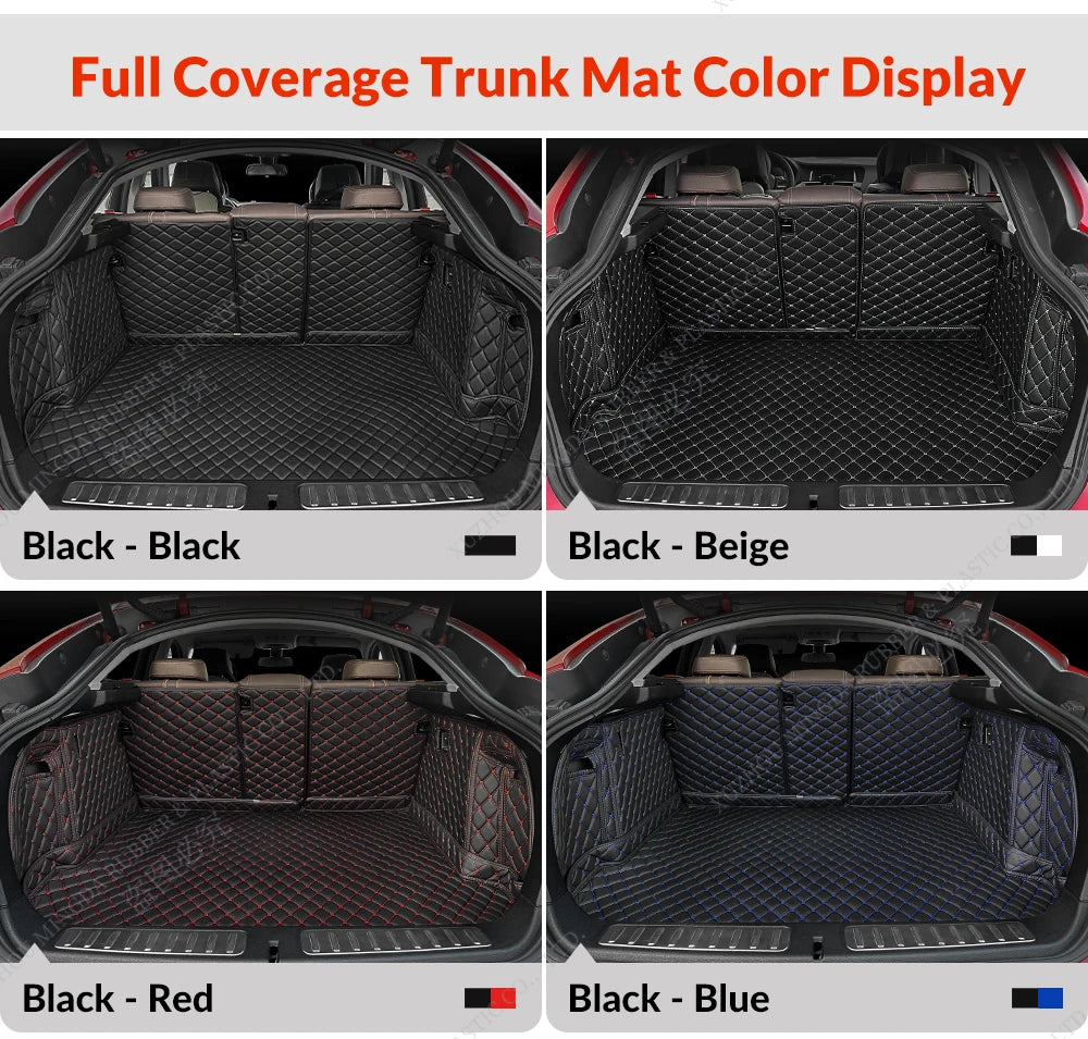 Car Floor Mats For BYD ATTO 3 2022 2023 2024 Car Trunk Mat Custom Auto Foot Pads Carpet Cover Interior Accessories