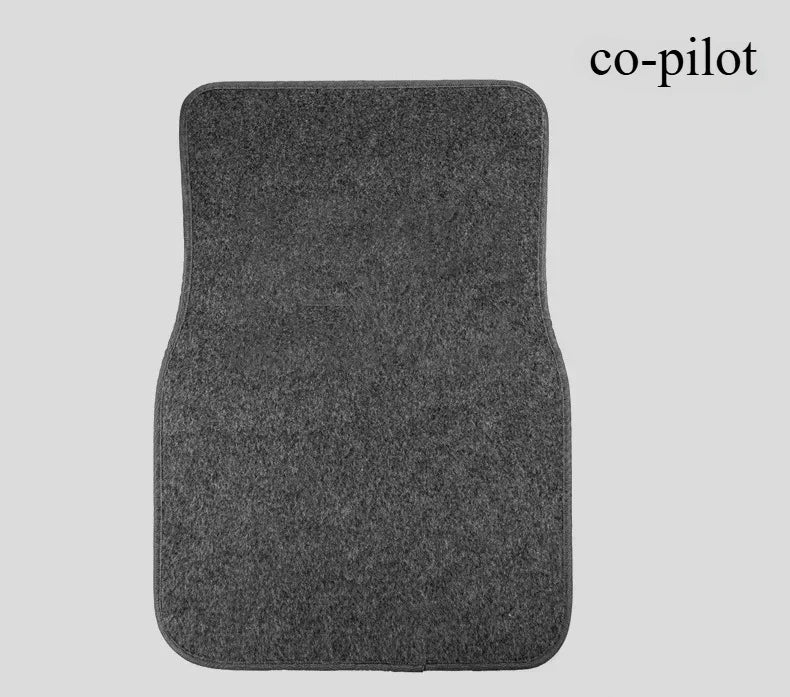 4 Pcs Set Of Universal Car Floor Mats Complete Set Of Non-Slip And Waterproof Suitable SUVs Sedans Trucks Vans Other Vehicles