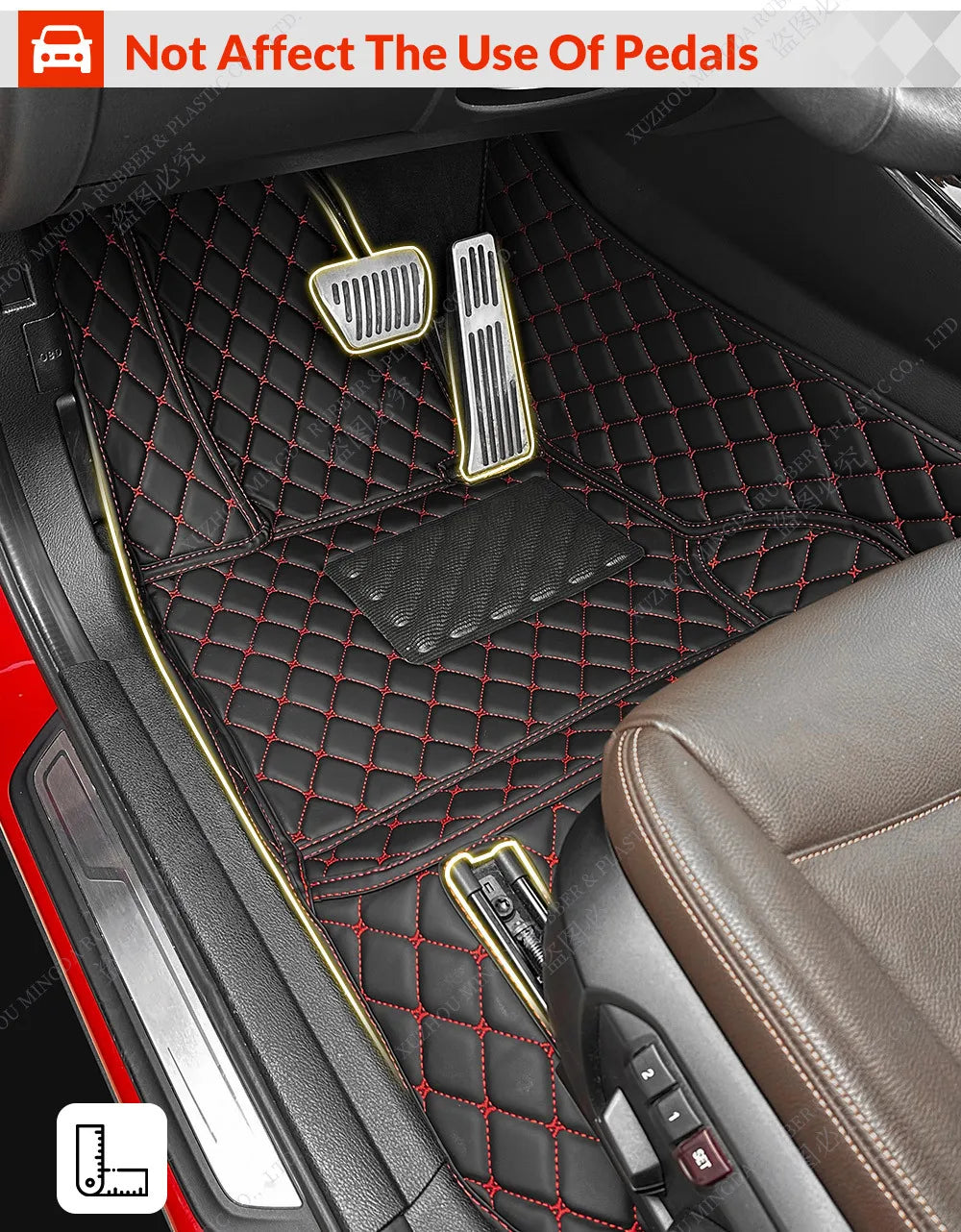 Car Floor Mats For BYD ATTO 3 2022 2023 2024 Car Trunk Mat Custom Auto Foot Pads Carpet Cover Interior Accessories