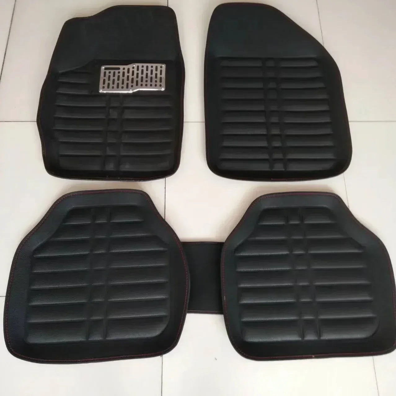 Car floor mat universal anti slip mat new car interior PU leather durable anti slip mat Accessories