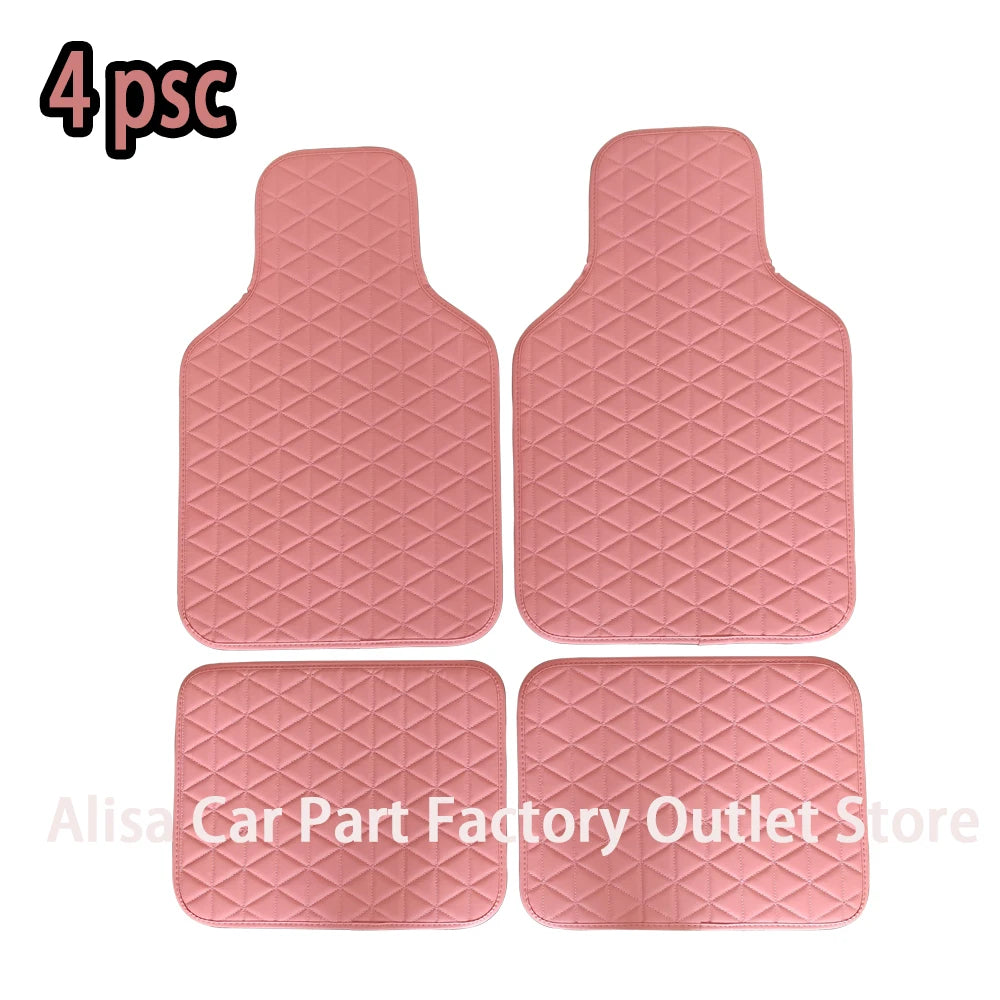 4Pcs Universal Car Floor Mats Carpet Mat Waterproof Anti-dirty Floor Mats for  GREAT WALL M1 M2 M4 Hover H3 X200 Hover H6