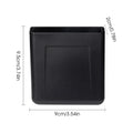 black Organizer For Car Versatile Storage Pocket Car Seat Storage Box Compact Small Car Organizer Car Console Organizers