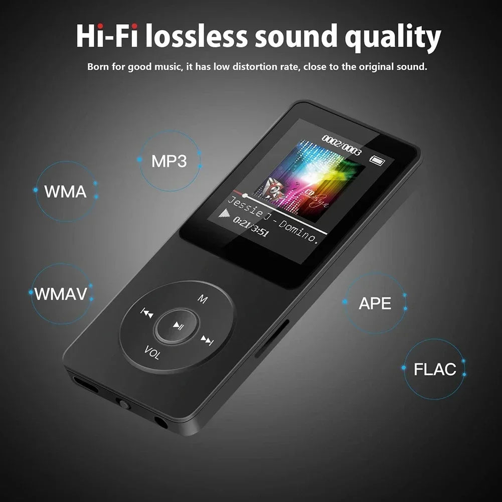 MP3 Player Type-C Interface Fast Charging Port (with 32GB Memory Card) 5.4 Bluetooth Version Music Player FM Recording E-book