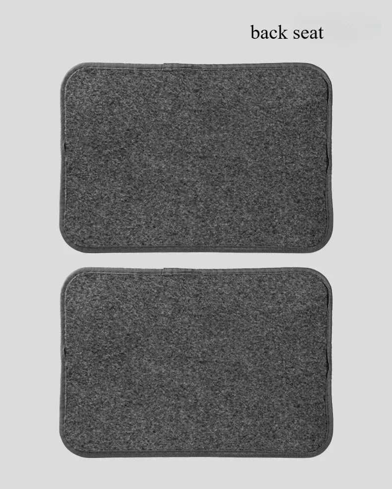 4 Pcs Set Of Universal Car Floor Mats Complete Set Of Non-Slip And Waterproof Suitable SUVs Sedans Trucks Vans Other Vehicles