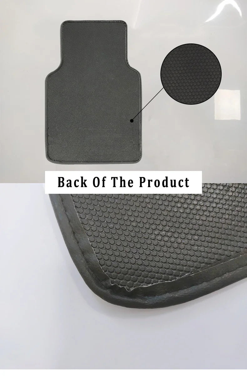 Universal Car Floor Mats Artifical Leather Fit 98% Auto Parts Models Interior Accessories Foot Pads Rugs Custom Cover Waterproof