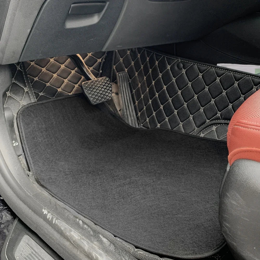 4Pcs Universal Fit Car Floor Mats Front & Rear Automotive Carpet for SUVs Sedans Vans - Interior Protection