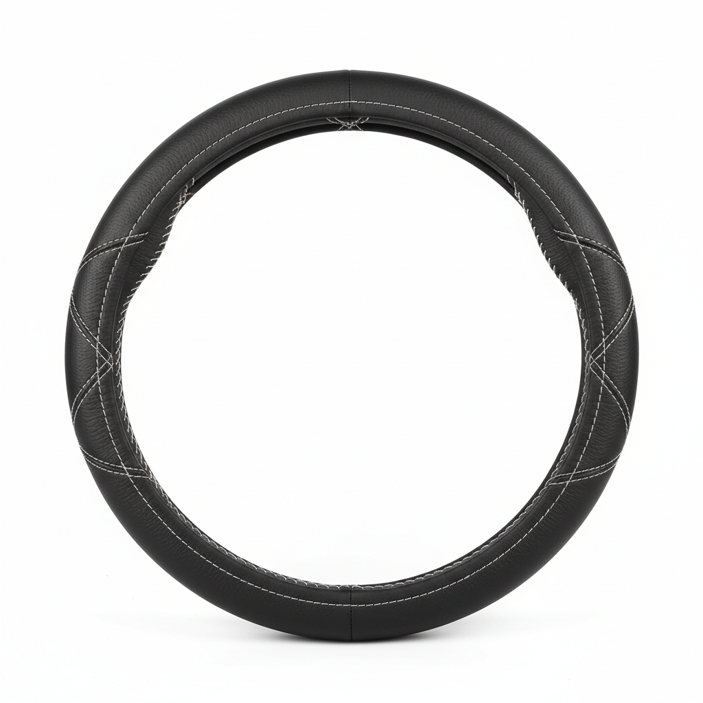 Leather Steering Wheel Cover